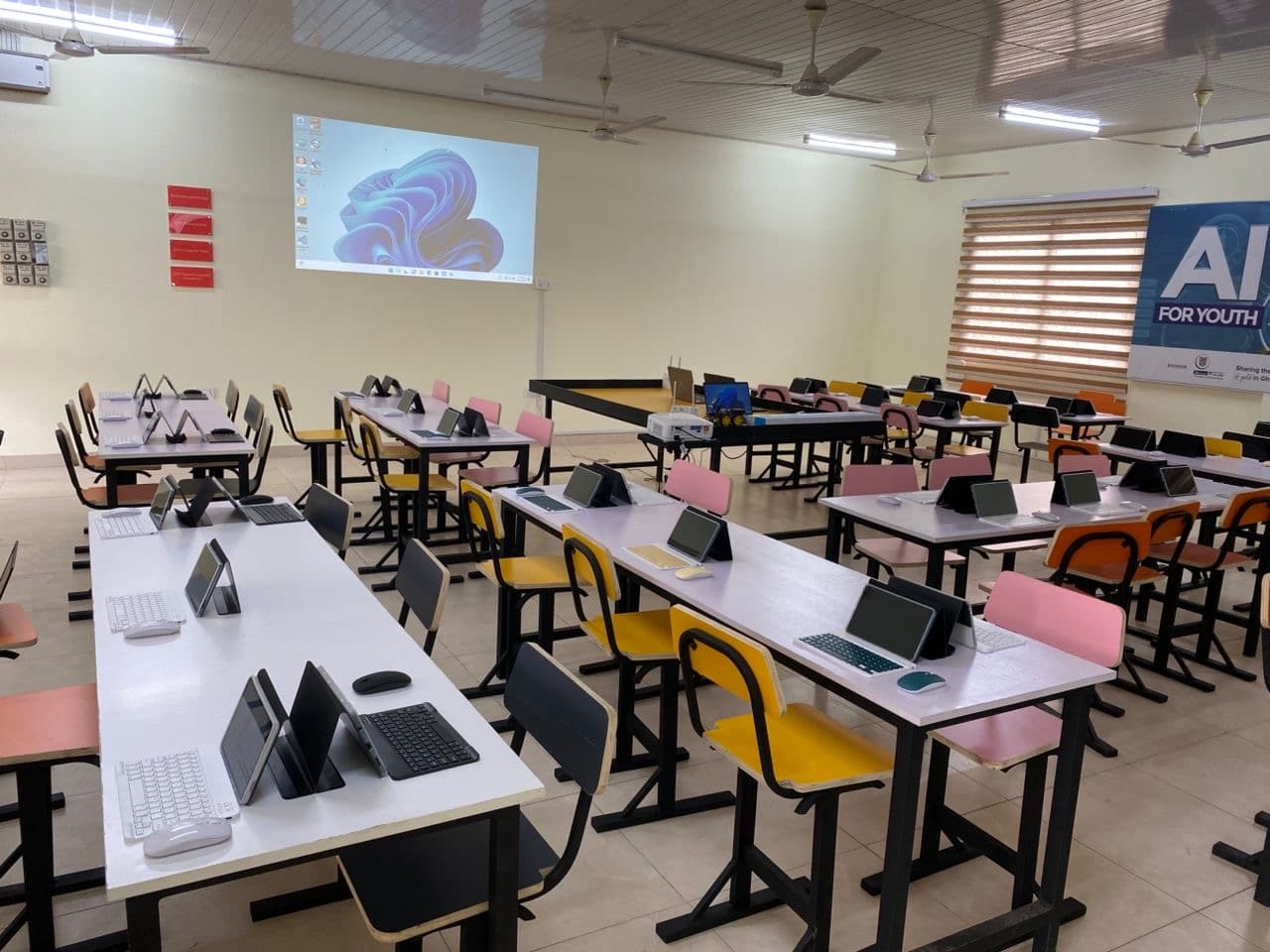 A Coral Reef AI lab in a Nigerian school