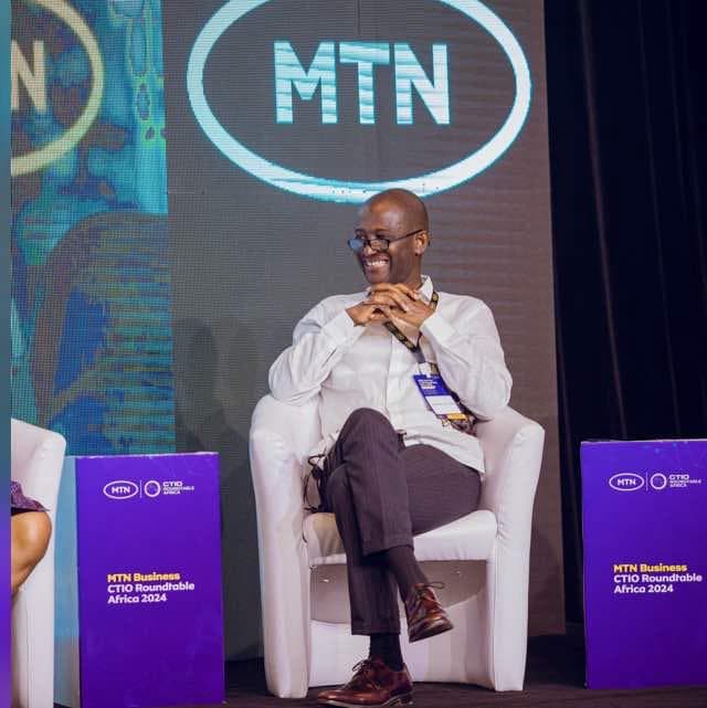 Richard Osei-Anim speaking on making AI practical for Africa